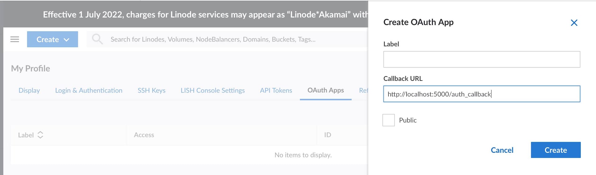 OAuth Account Profile OAuth Account Profile