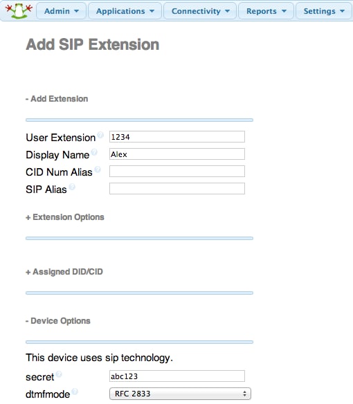 Extension info. Extension info.
