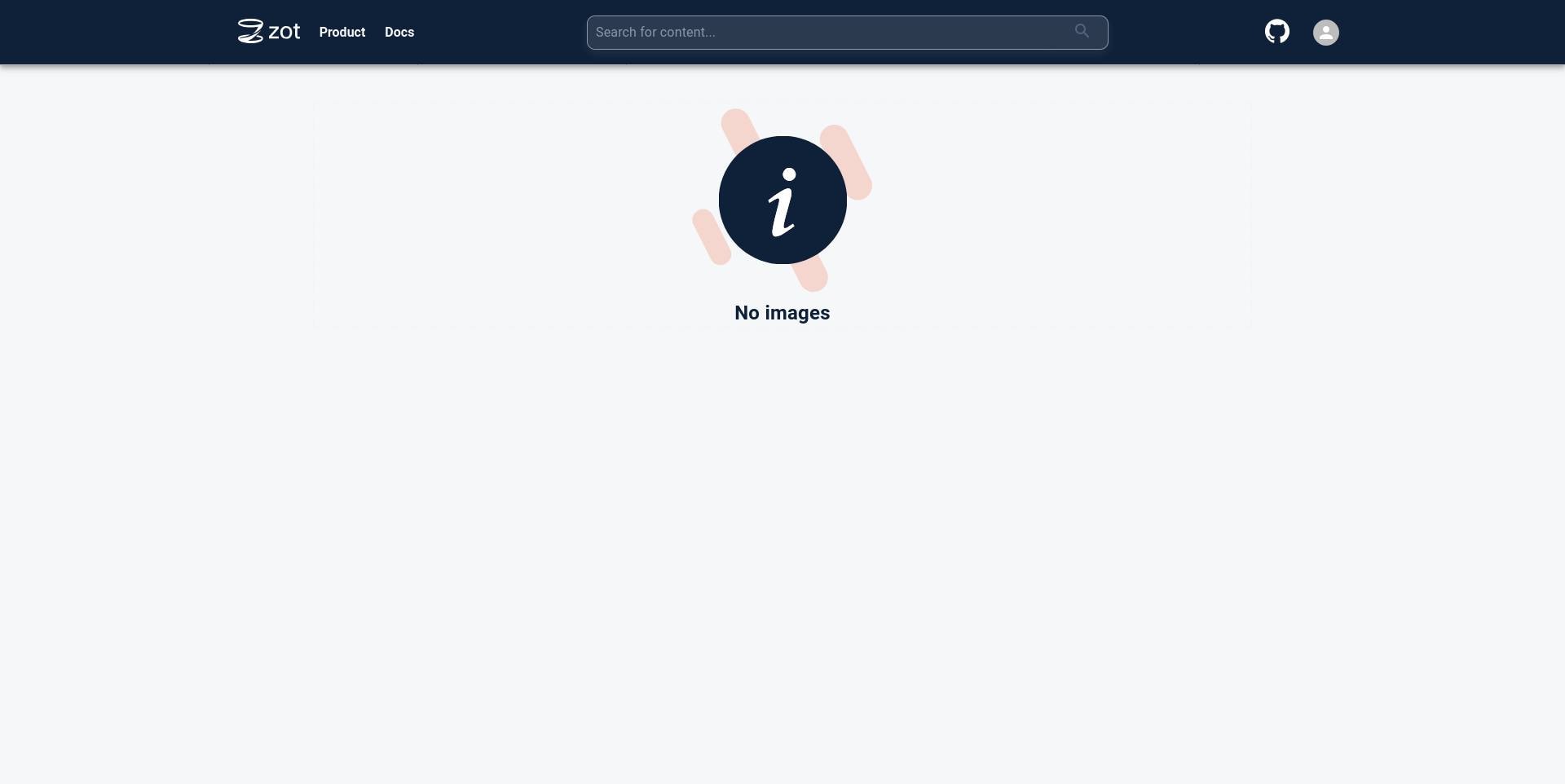 zot empty homepage zot empty homepage