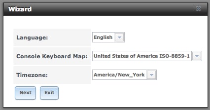 Wizard Keyboard and Timezone Selection Wizard Keyboard and Timezone Selection