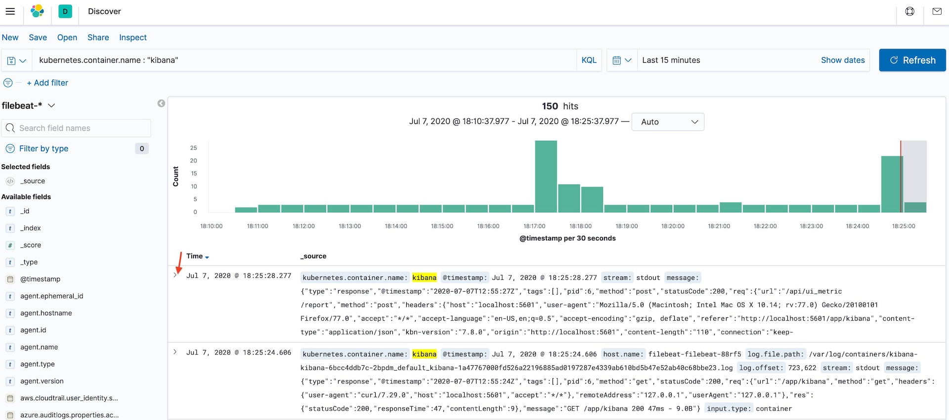 Kibana Open Log Event Kibana Open Log Event