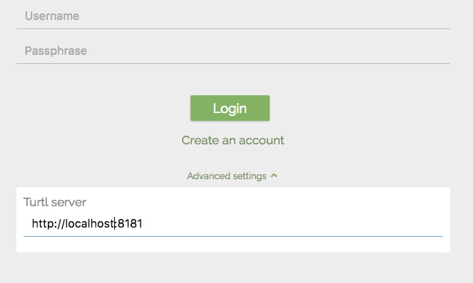 Username, Password, and IP Screen Username, Password, and IP Screen