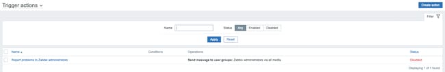 Create a new action