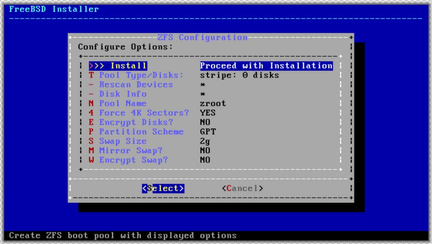 FreeBSD partition confirmation FreeBSD partition confirmation