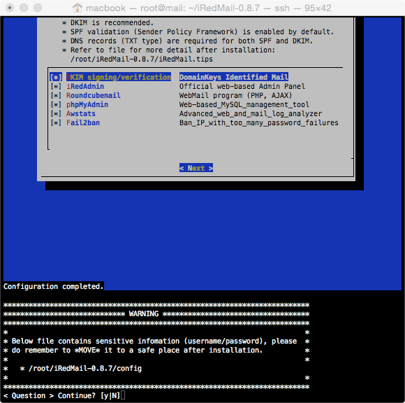 config complete config complete