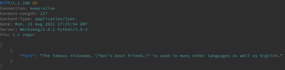 Syntax highlighting in HTTPie