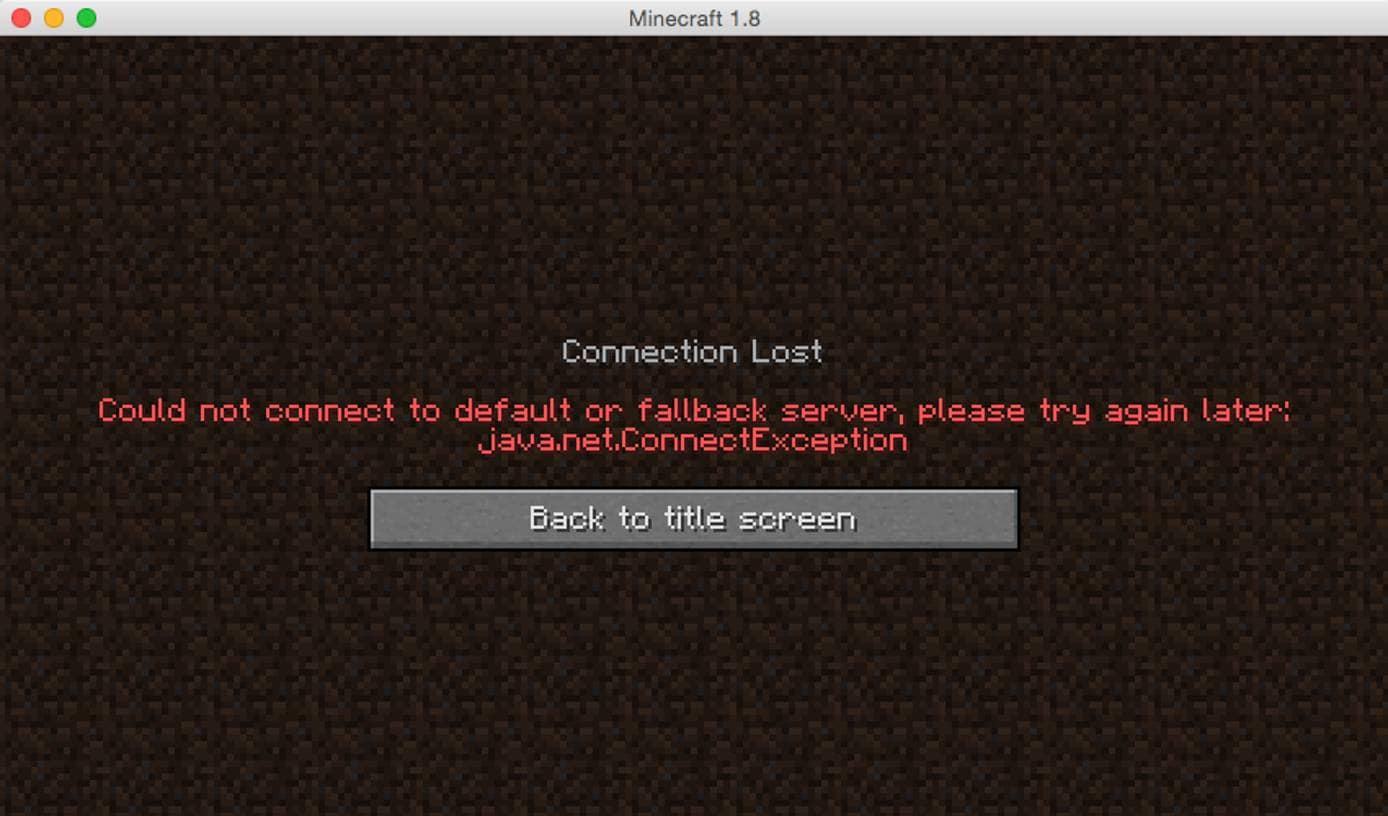 Backend connection error Backend connection error