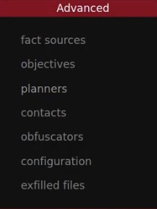 Caldera sidebar, advanced category Caldera sidebar, advanced category