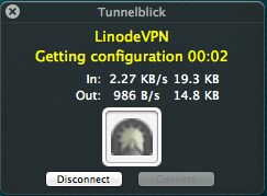 Splash screen for TunnelBlick. Splash screen for TunnelBlick.