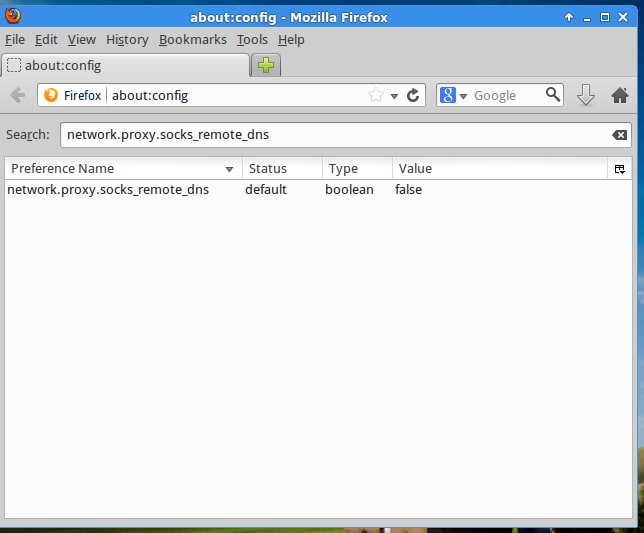Firefox network.proxy.socks\_remote\_dns preference.