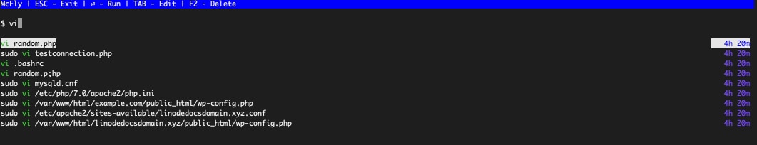 Adding text to refine a McFly search