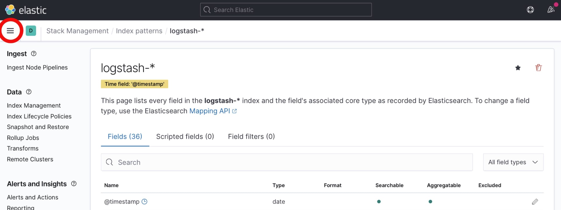 Kibana 7 Open Sidebar Kibana 7 Open Sidebar