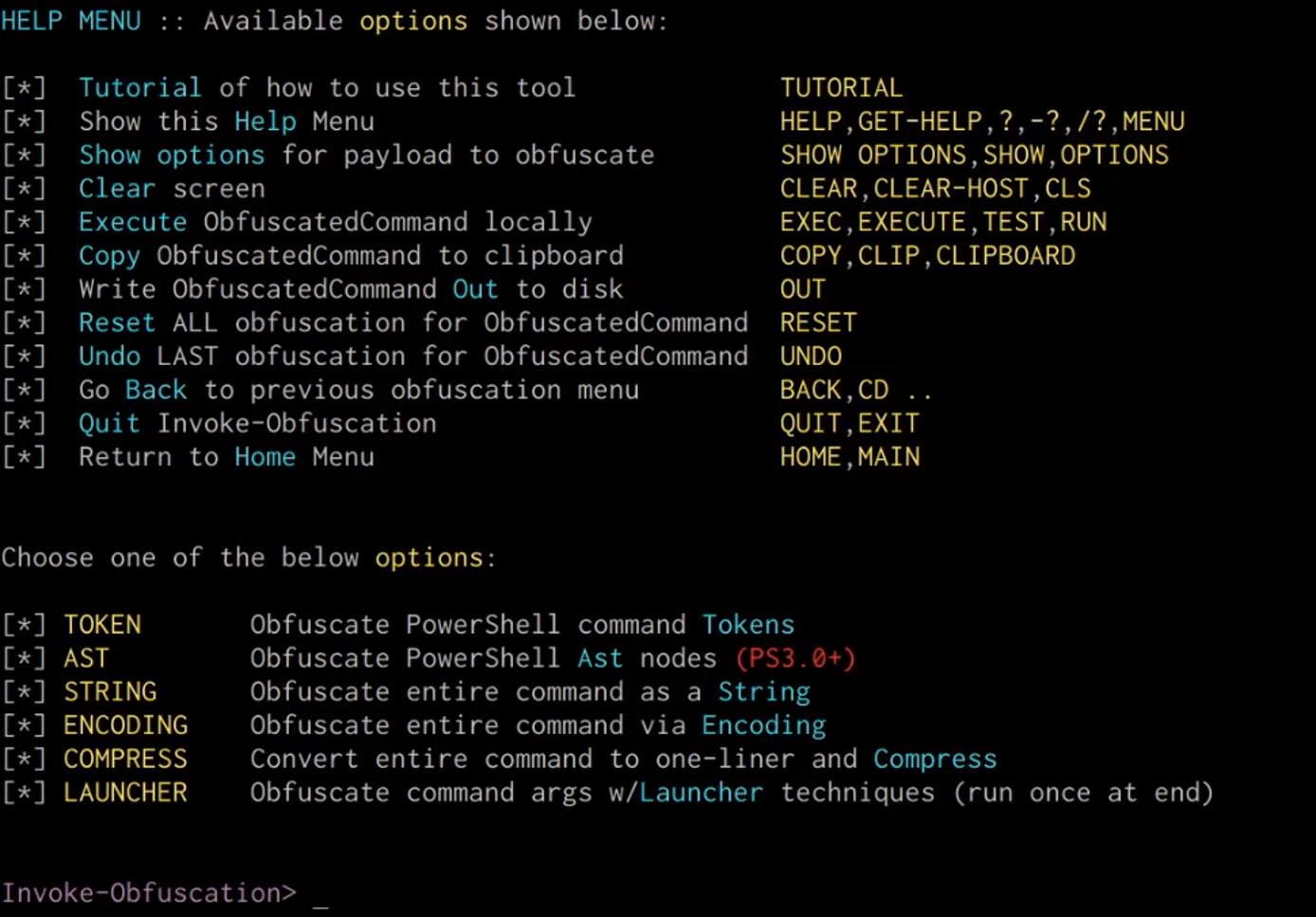Invoke-Obfuscation.ps1 output Invoke-Obfuscation.ps1 output