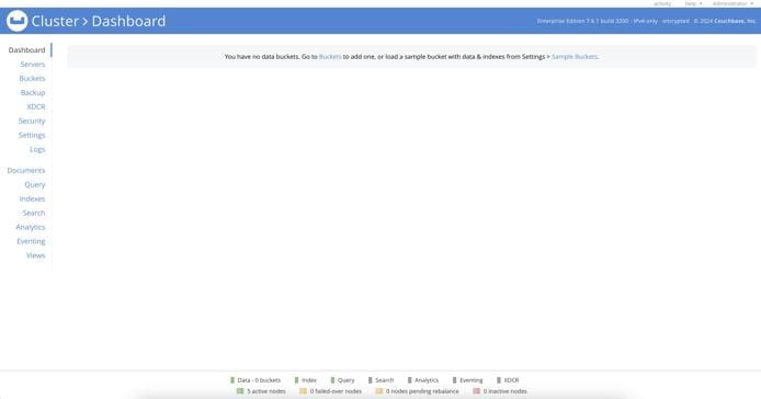Couchbase Dashboard