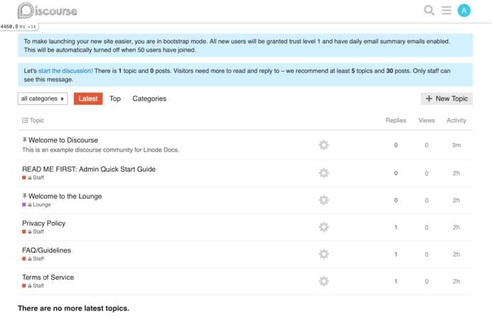 Discourse Main Discussion Page