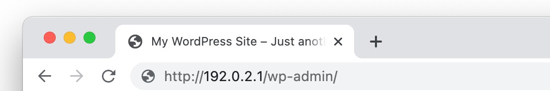Screenshot of the browser’s URL bar