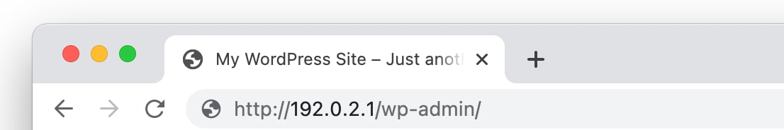 Screenshot of the browser’s URL bar