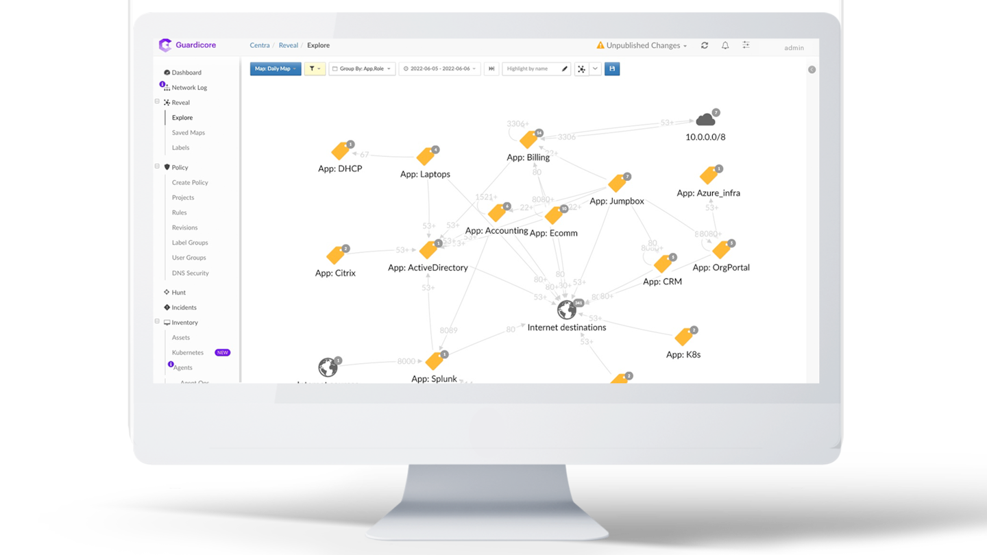 Guardicore Dashboard Reveal