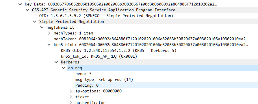 When an update is sent to the server, it includes a Kerberos ticket that is used to authenticate the user (Figure 4).