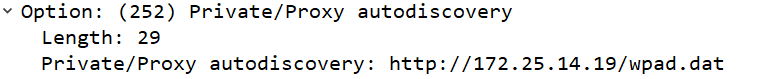 After setting this option, we see that Windows clients receive our configuration when leasing an address from the DHCP server(Figure 3).