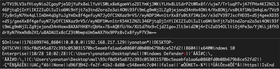  It processes the received data by decrypting it using XOR and Base64, then follows the instruction provided in the response (Figure 5).