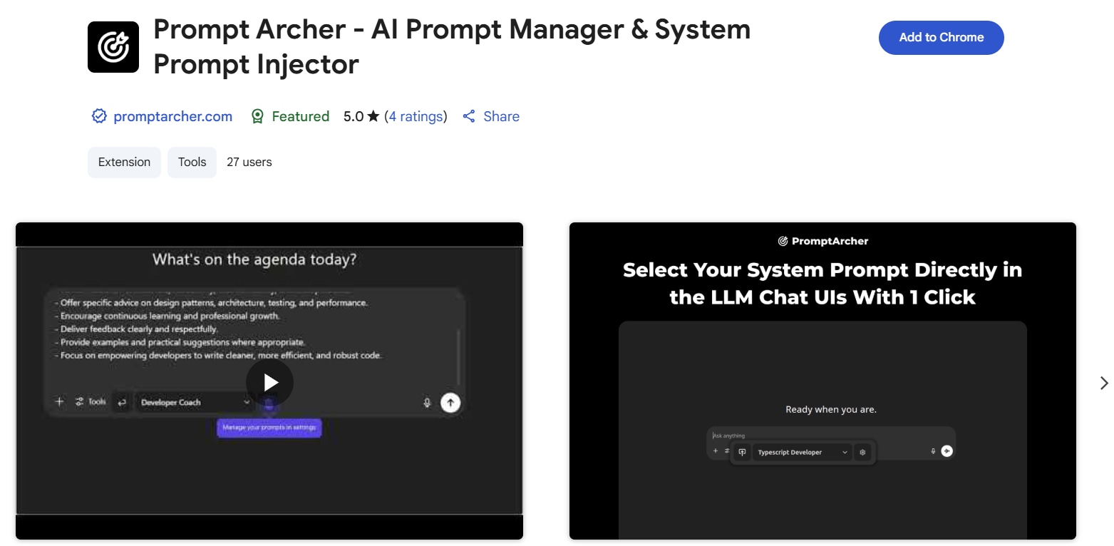 Prompt Archer