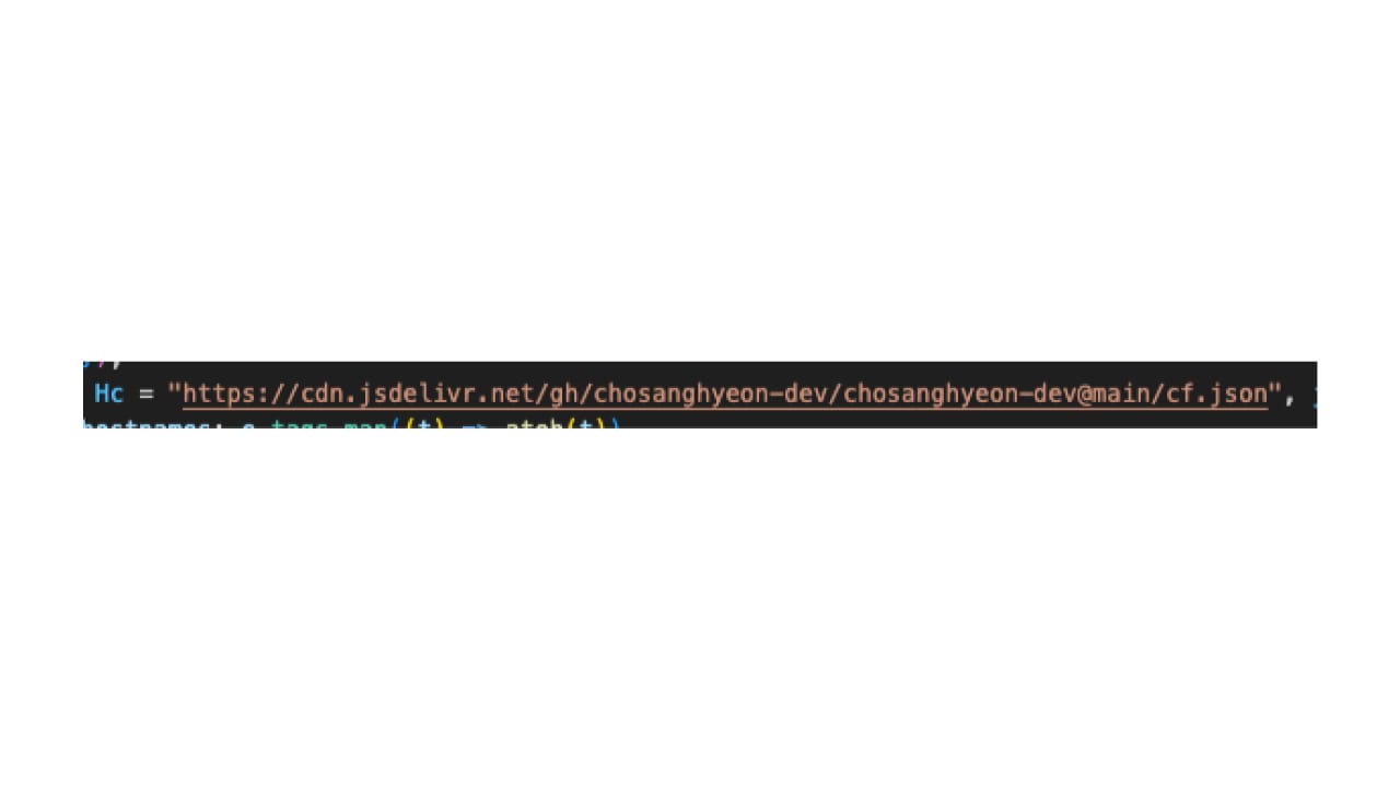 Remote configuration URL