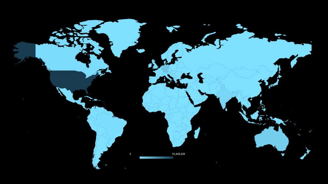 Akamai DDoS and Cyberattack Map